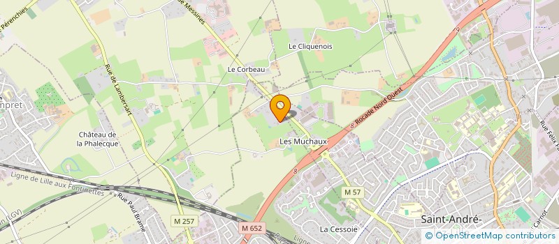 localisation de l'entreprise GROW à LAMBERSART