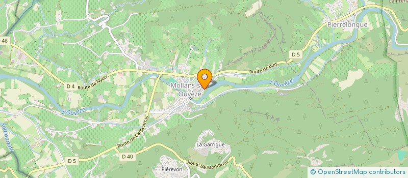 localisation de l'entreprise GROW RUDE MUSIC  MOLLANS-SUR-OUVEZE