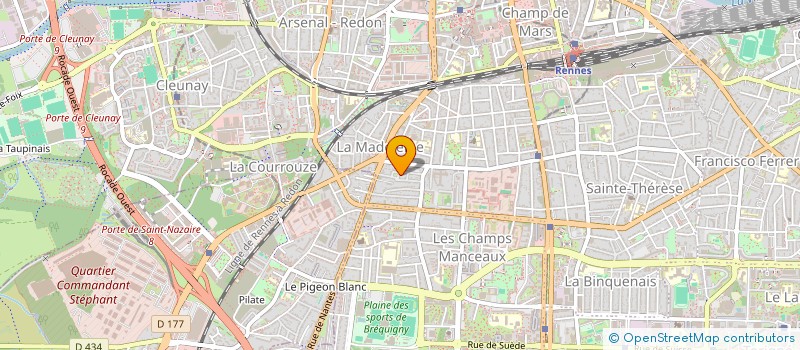 localisation de l'entreprise GROW UP  RENNES