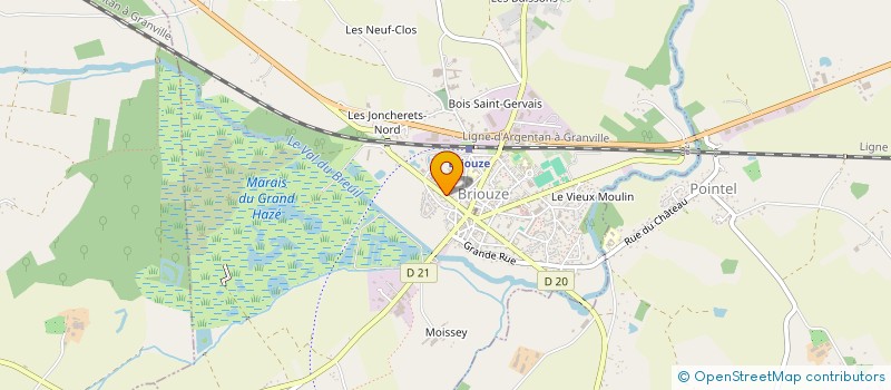 localisation de l'entreprise GROW2IMPACT à BRIOUZE