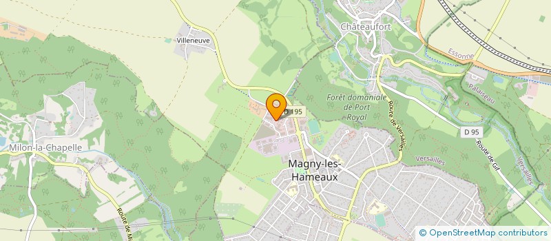 localisation de l'entreprise GROWING PAPER FRANCE  MAGNY-LES-HAMEAUX