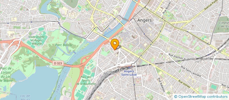 localisation de l'entreprise GROWL UP FRANCE à ANGERS