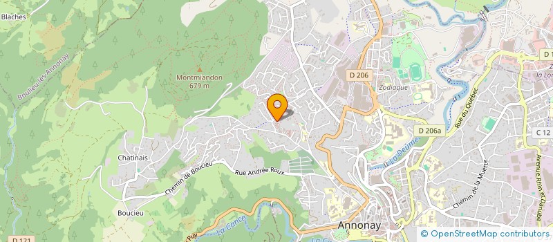 localisation de l'entreprise GROWN SERVICES  ANNONAY