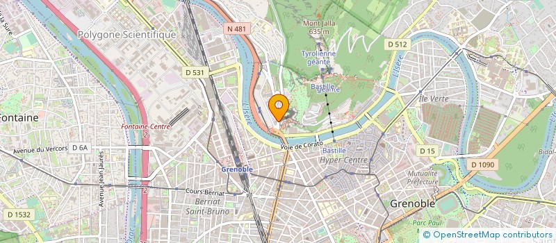 localisation de l'entreprise GROWNOBLE à GRENOBLE