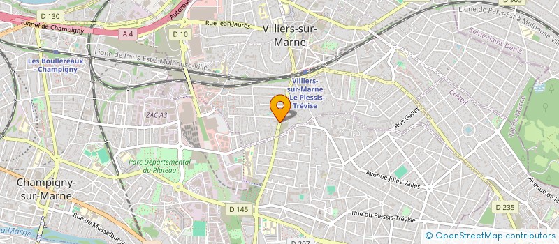 localisation de l'entreprise GROWNTECH à VILLIERS-SUR-MARNE