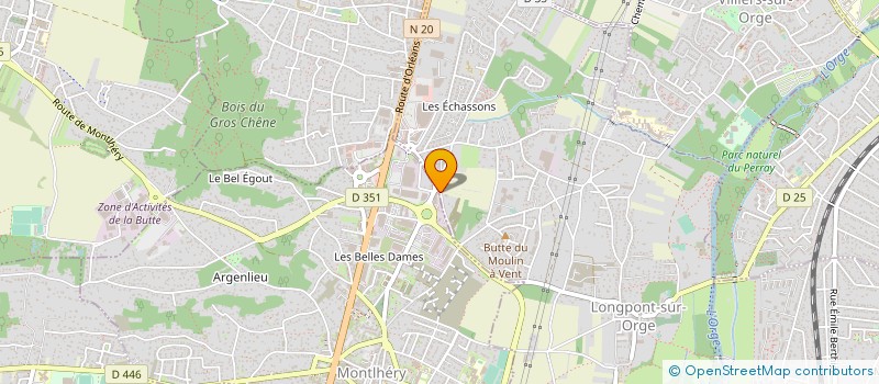 localisation de l'entreprise GROWSTORE  MONTLHERY