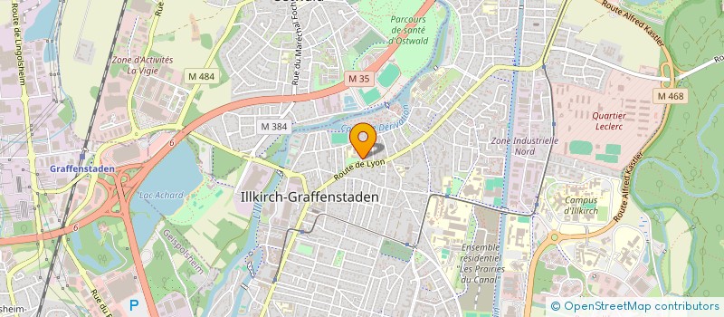 localisation de l'entreprise GROWTH AND STRATEGY CONSULTING  ILLKIRCH-GRAFFENSTADEN