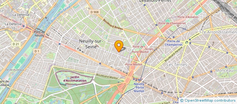 localisation de l'entreprise GROWTH ME UP à NEUILLY-SUR-SEINE