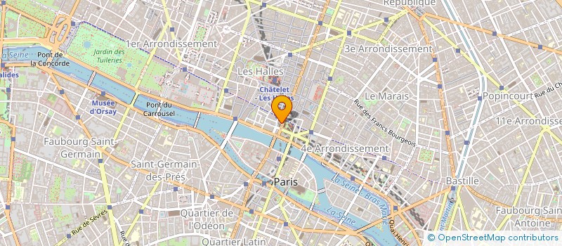 localisation de l'entreprise GROWTH ROOM à PARIS