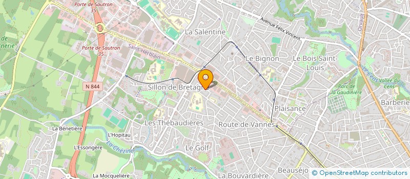 localisation de l'entreprise GROWUP à SAINT-HERBLAIN