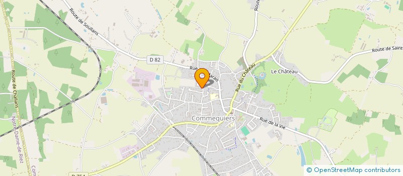 localisation de l'entreprise GROYER  LA CHAPELLE-HERMIER