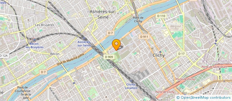 localisation de l'entreprise GROZ GROUP INTERNATIONAL à CLICHY