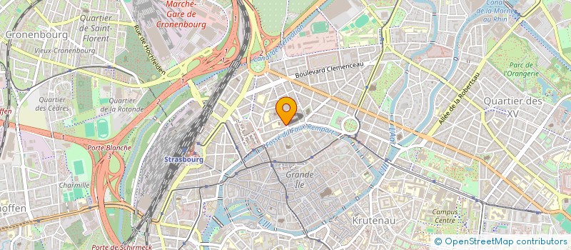 localisation de l'entreprise GROZA à STRASBOURG