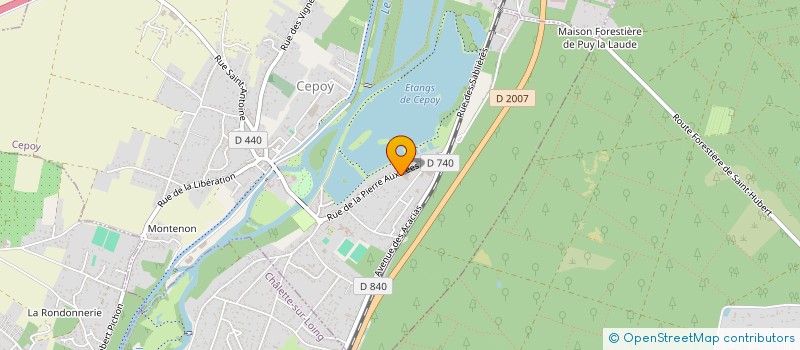 localisation de l'entreprise GRP à CEPOY