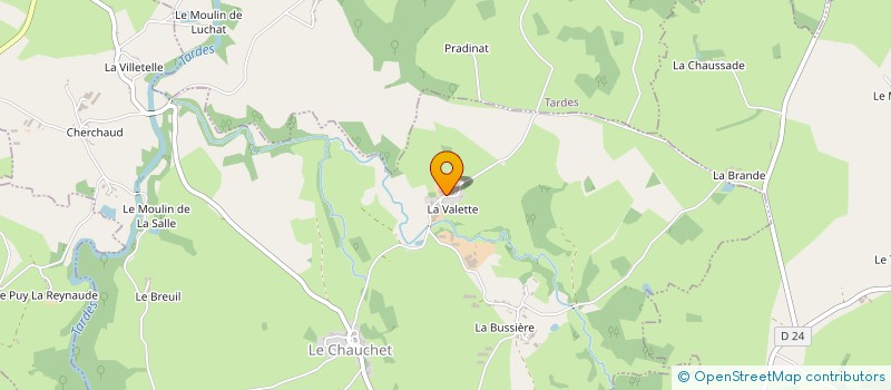localisation de l'entreprise GRP AGRICULTEURS EMPLOYEURS DEUX RIVIERE à LE CHAUCHET