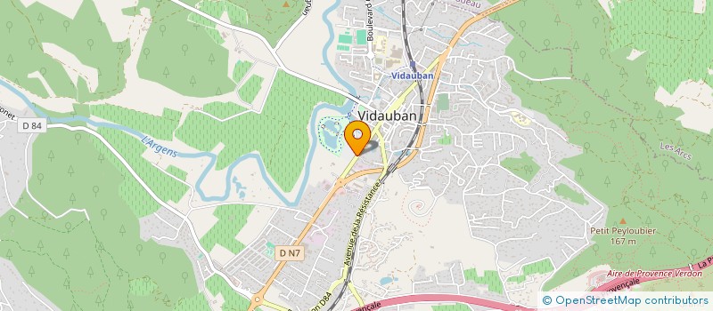 localisation de l'entreprise GRP DEFENSE SANITAIRE DU CHEPTEL DU VAR  DRAGUIGNAN