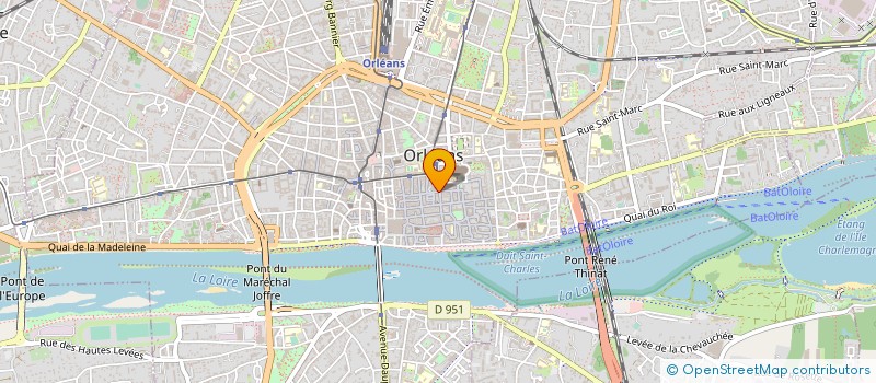 localisation de l'entreprise GRP DOCTEURS DECLAIR ET VAN DER HOEVEN à ORLEANS