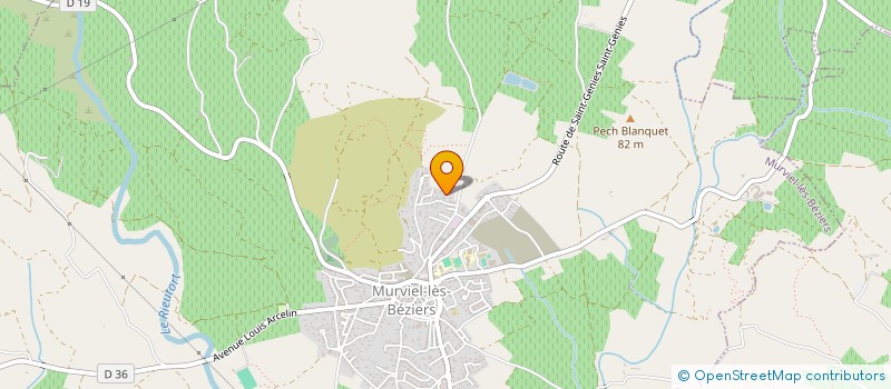 localisation de l'entreprise GRP EMP MAS BERTUEL  MURVIEL-LES-BEZIERS