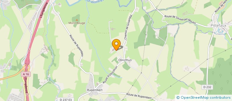 localisation de l'entreprise GRP EMPLOYEURS D'OLINCTHUN  WIMILLE