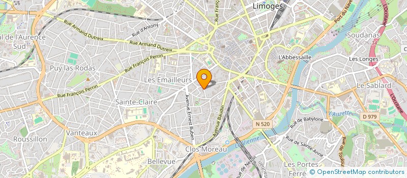 localisation de l'entreprise GRP ETUDE PREVENT MALADIE INFECT LIMOUSI à LIMOGES