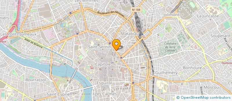 localisation de l'entreprise GRP ETUDES GYNECO OBSTET PERINATOLOGIE à TOULOUSE