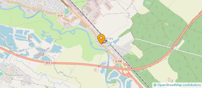 localisation de l'entreprise GRP FONCIER AGRIC DES TROIS CHATTONS  MONCEL-LES-LUNEVILLE