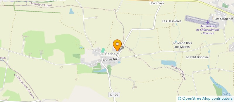 localisation de l'entreprise GRP FORESTIER BOIS CORNILLE à OMBREE D'ANJOU