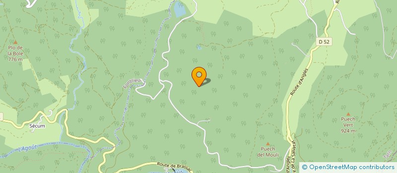 localisation de l'entreprise GRP FORESTIER DE LA BRIZAUDE à LAMONTELARIE