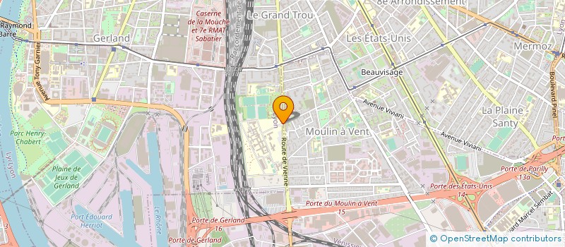 localisation de l'entreprise GRP FRANC EPIDEMEMIOL PSYCHIAT à LYON
