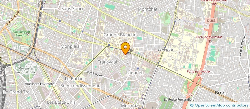 localisation de l'entreprise GRP GEST CENTRALISE CAFET ETUD à LYON