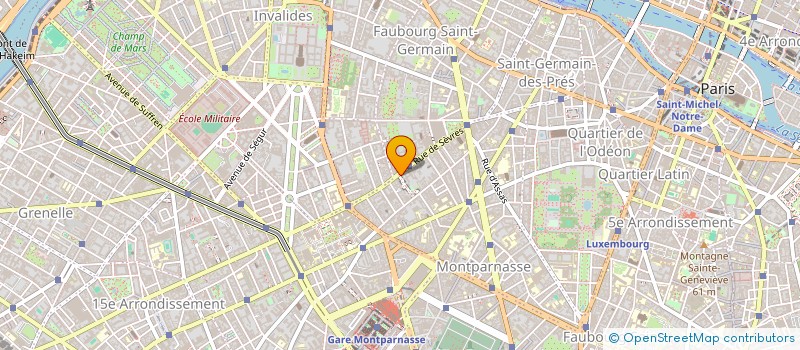 localisation de l'entreprise GRP ORGANISATION à PARIS