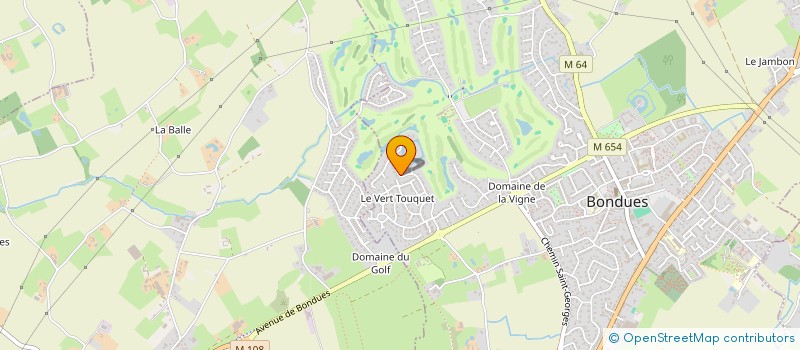 localisation de l'entreprise GRPE ETUDES DOCUM ANTIBIOT MALAD INFECT  BONDUES