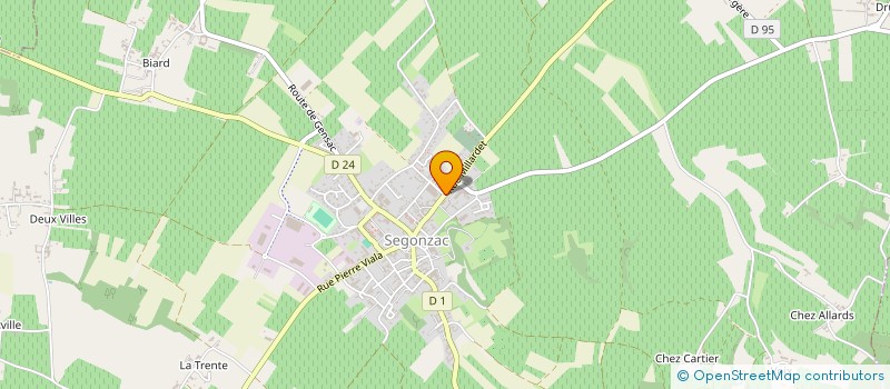 localisation de l'entreprise GRPE RECH ETUD HISTOR CHTE SAINTONGEAISE à SEGONZAC