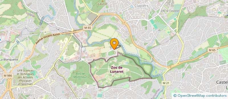 localisation de l'entreprise GRPE UTILIS TELEDETECT LANGUEDOC ROUSSIL à MONTPELLIER