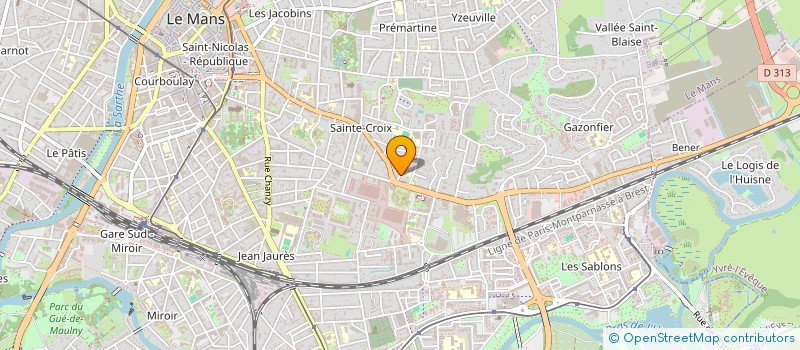 localisation de l'entreprise GRPF INVEST  LE MANS