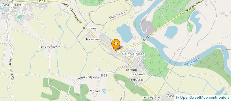 localisation de l'entreprise GRPMT EMPLOYEURS DE BRAGAYRAC  SAINT-AIGNAN