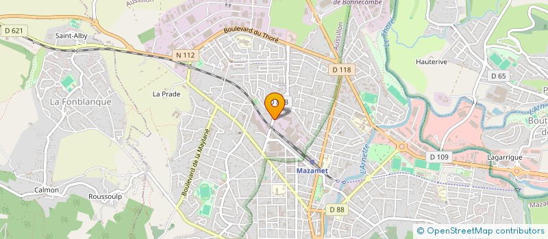 localisation de l'entreprise GRPMT FORESTIER DE ST MAURICE DE SORGUES  AUSSILLON