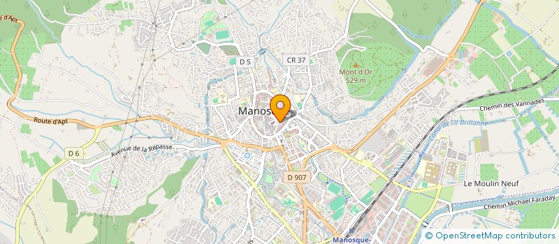 localisation de l'entreprise GRPMT SPORT LOISIRS MANOSQUE FOOT BALL à MANOSQUE