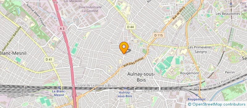 localisation de l'entreprise GRPOUP FORESTIER BOUDARD à AULNAY-SOUS-BOIS