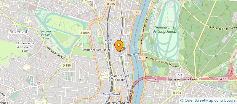 localisation de l'entreprise GRPRODUCTIONS à SAINT-CLOUD
