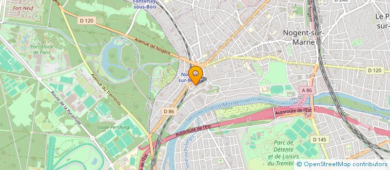 localisation de l'entreprise GRPT ANESTHESISTE HOPITAL PRIVE BRILLARD  NOGENT-SUR-MARNE