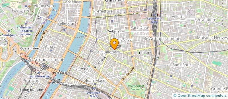 localisation de l'entreprise GRPT CHEFS D ENTREPRISE BTP SUD EST  LYON