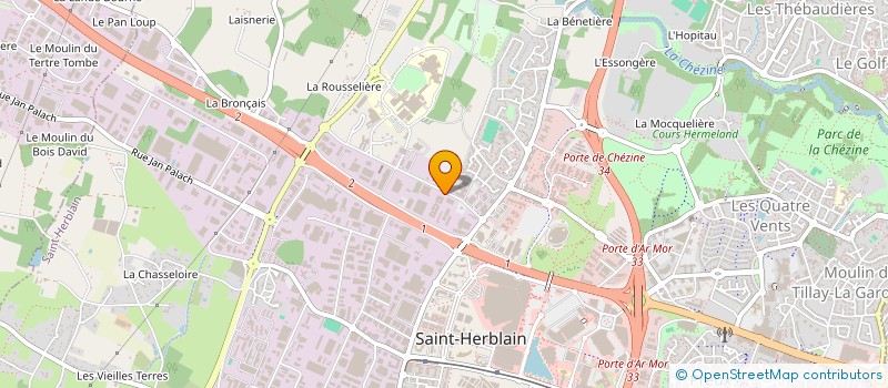 localisation de l'entreprise GRPT CONCEPTION INGENIERIE INNOVATION à SAINT-HERBLAIN