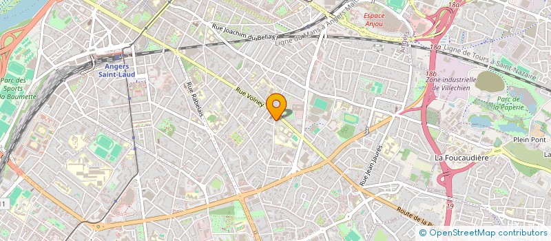 localisation de l'entreprise GRPT D'EMPL RESEAU ETBS CNEAP PDL à ANGERS