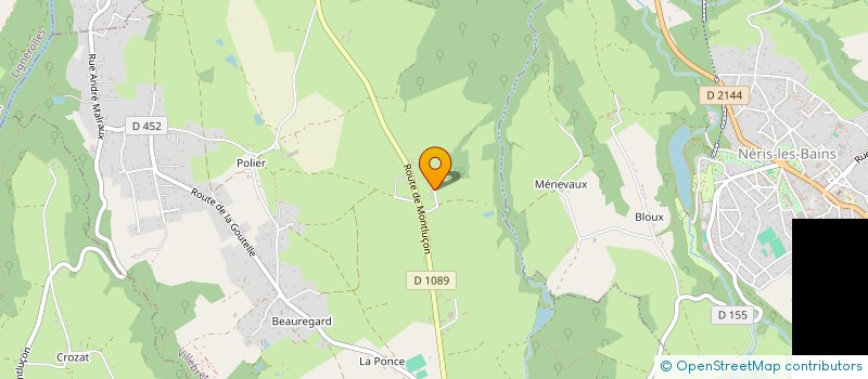 localisation de l'entreprise GRPT  D'EMPLOYEURS                 DE NERIS-LAREQUILLE  DURDAT-LAREQUILLE