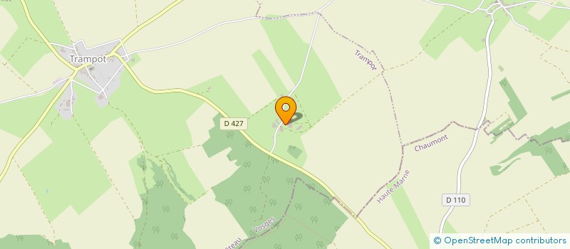 localisation de l'entreprise GRPT D EMPLOYEURS DES HORTENSIAS  TRAMPOT