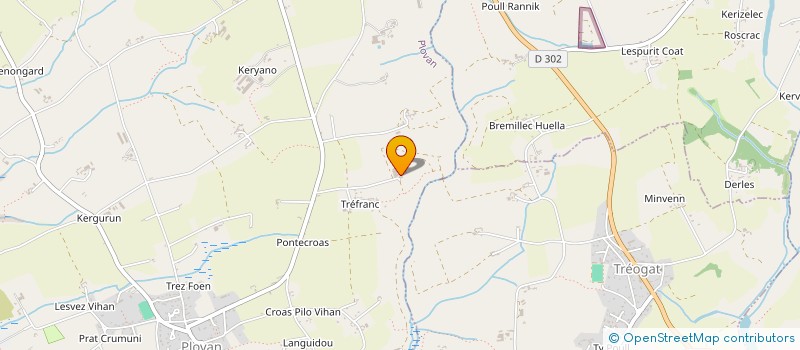 localisation de l'entreprise GRPT D'EMPLOYEURS LE BRUN BIGOUD  PLOVAN