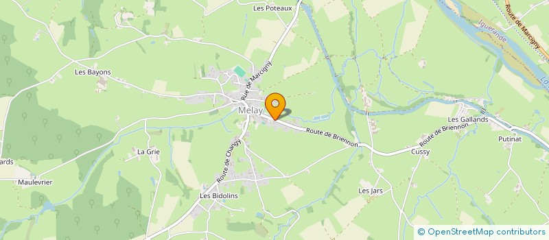 localisation de l'entreprise GRPT D EMPLOYEURS                  LES ETOURNALIERS  MELAY