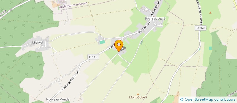 localisation de l'entreprise GRPT D EMPLOYEURS PETIT CAUX BRAY à PIERRECOURT