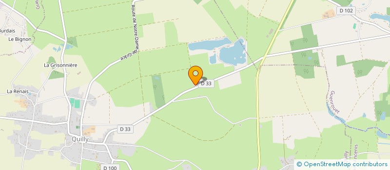 localisation de l'entreprise GRPT D'EMPLOYEURS VALLEE DU PLESSIS  QUILLY